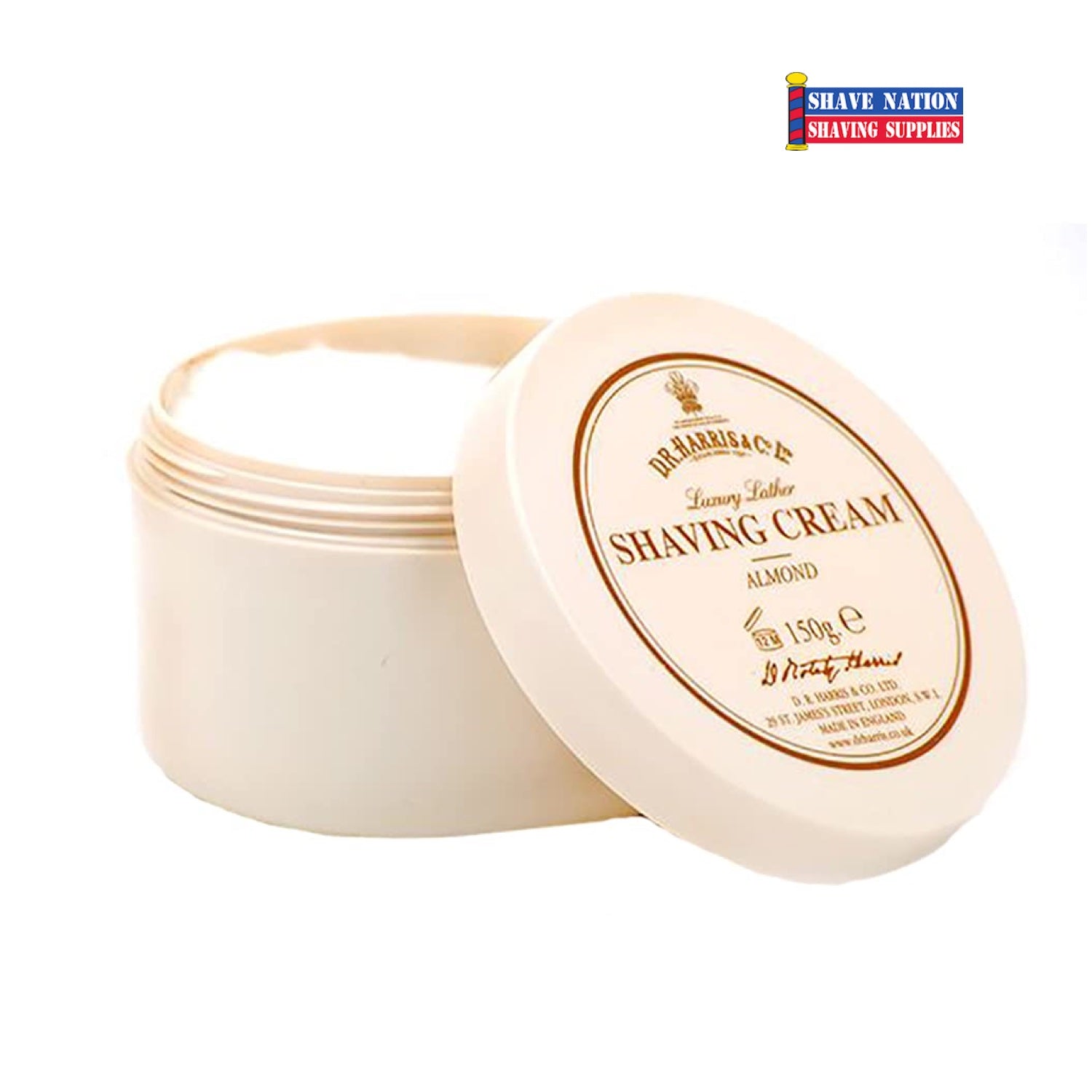 D. R. Harris Shaving Cream 150g Jar | Shave Nation Shaving Supplies®