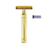 Edwin Jagger Closed Comb DE8911GBL Smooth Gold Safety Razor