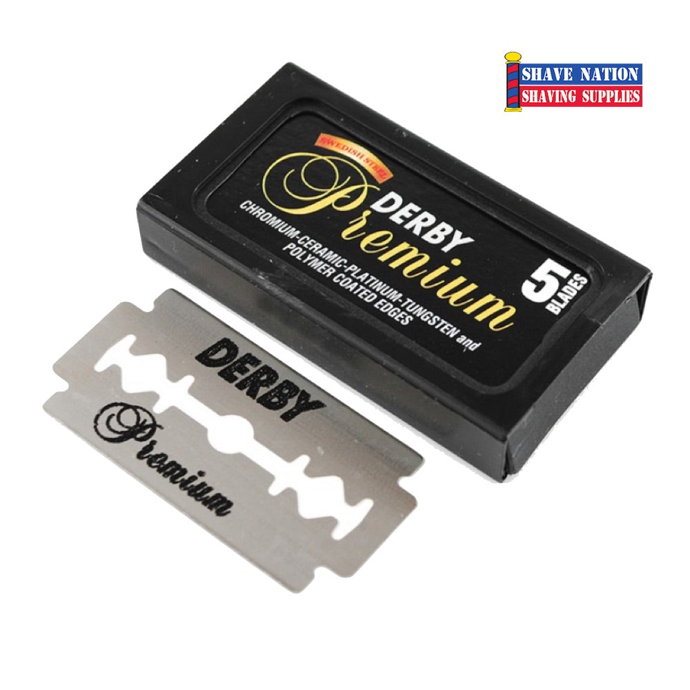 Derby Premium DE Blades 5 PK