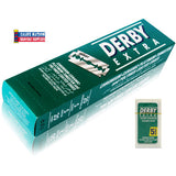 Derby Extra Stainless DE Blades 100ct Green