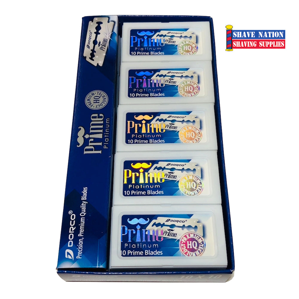 Dorco Prime DE Blades 100ct