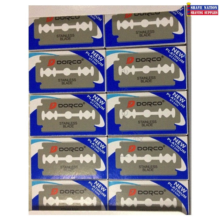 Dorco Platinum DE Blades Blue 100ct