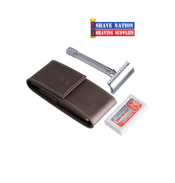 Merkur 23C Safety Razor Travel Set