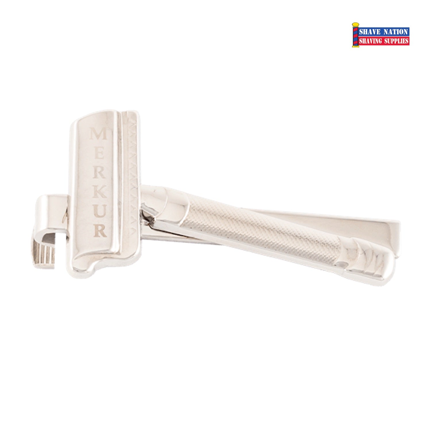 Clip Top Razor Merkur Safety Razor Tie Clip | Shave Nation Shaving Supplies®