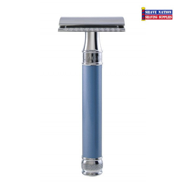 Edwin Jagger Closed Comb DELBE14BL Blue Safety Razor