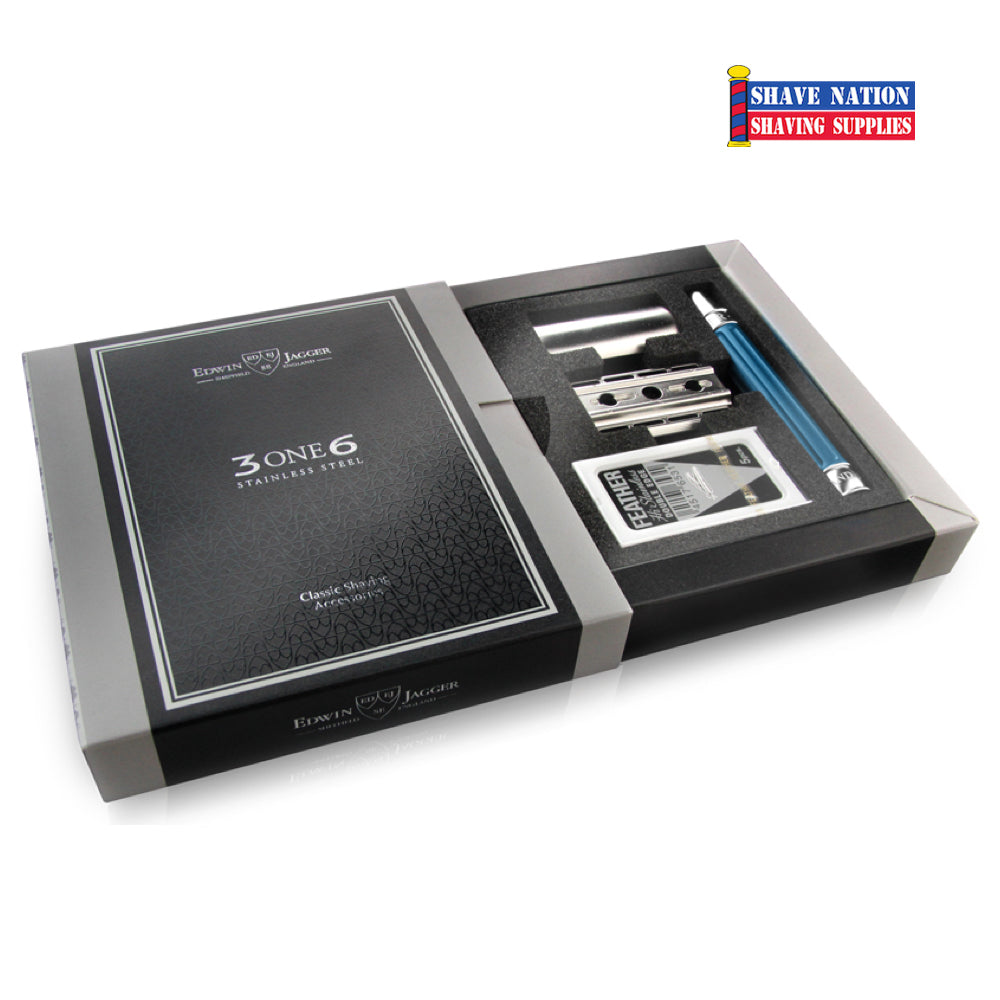 Edwin Jagger 3ONE6 Stainless Steel Closed Comb Safety Razor | Shave ...