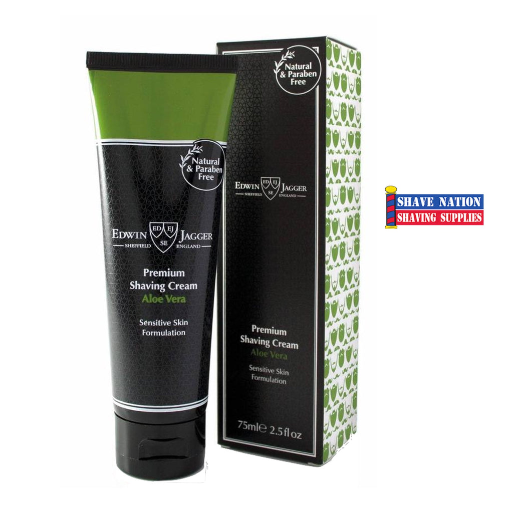Edwin Jagger Aloe Vera Shaving Cream In Travel Tube