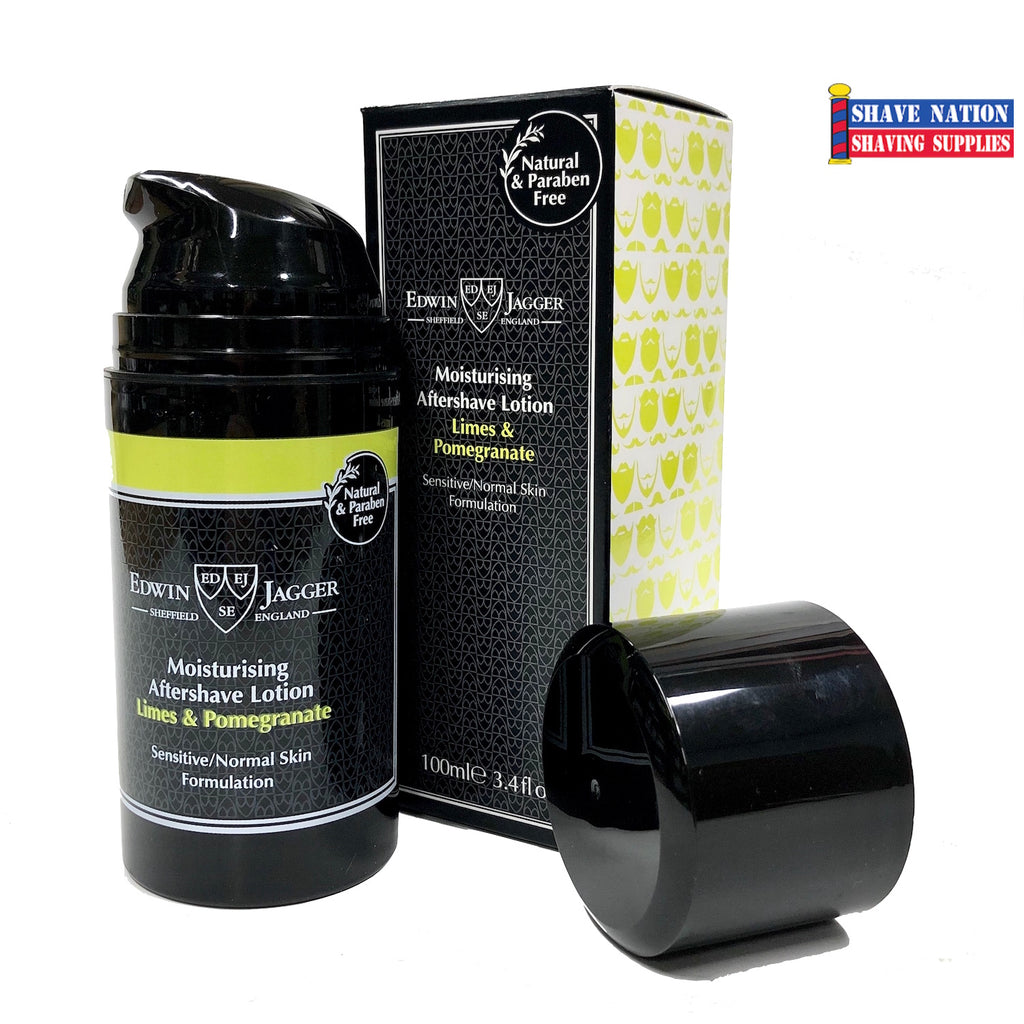 Edwin Jagger Moisturizing Aftershave Lotion Limes & Pomegranate