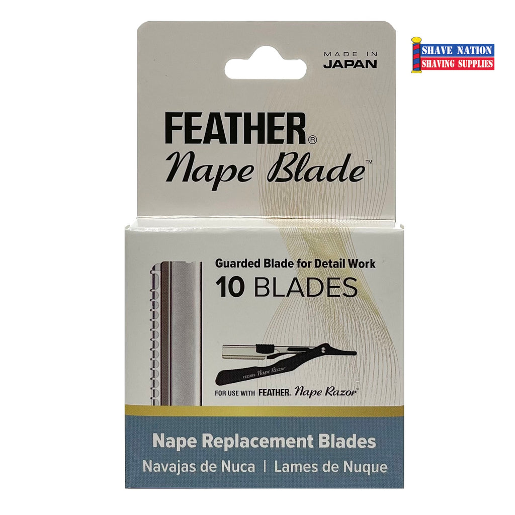 Feather Nape & Body Razor Blades 10Pk.