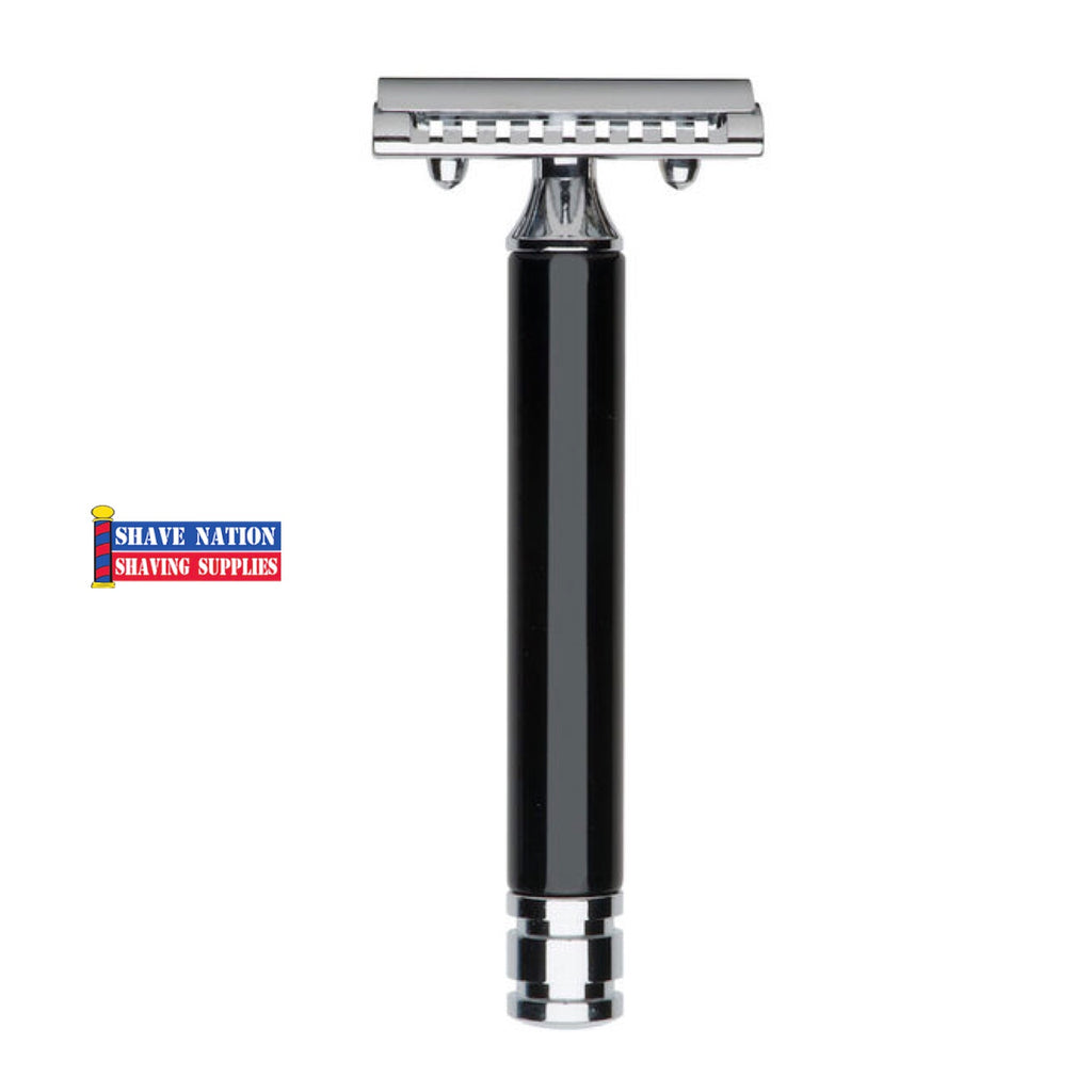 Fatip Nobile Black Tie Closed Comb Safety Razor