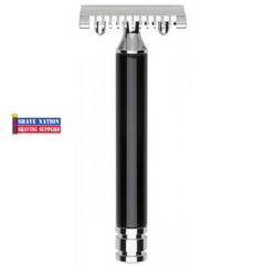 Fatip Nobile Black Tie Open Comb Safety Razor