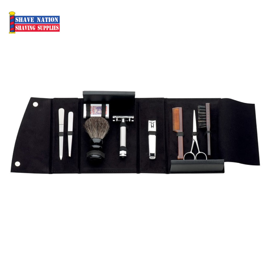 Fatip Groom and Shave Safety Razor Shaving Kit