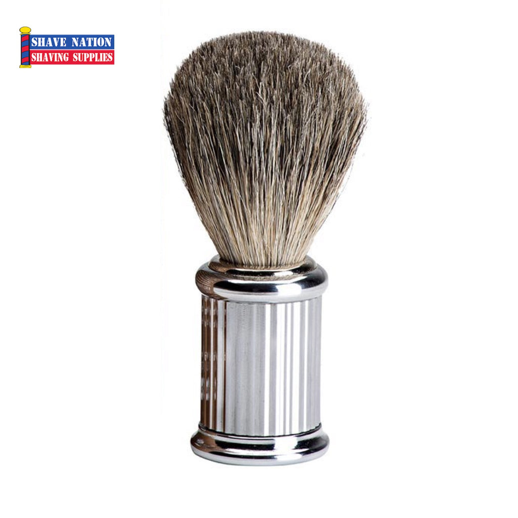 Fatip Pure Badger Chrome Handle Shaving Brush