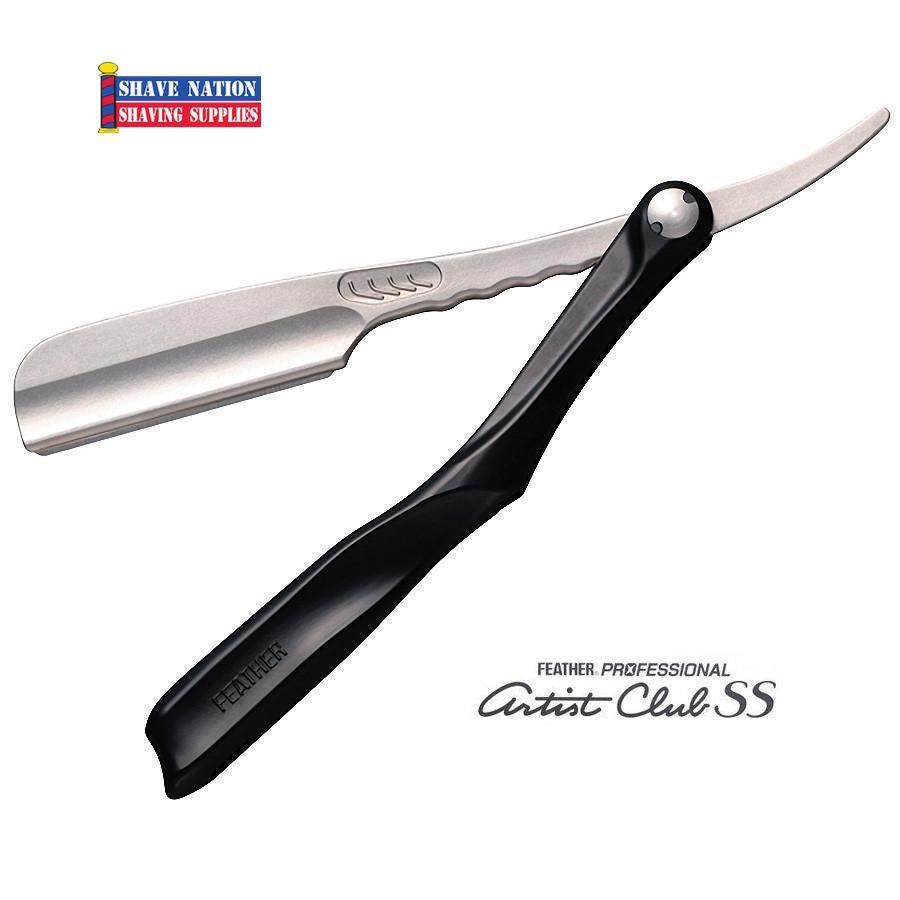 Feather Artist Club Folding Razor-Black