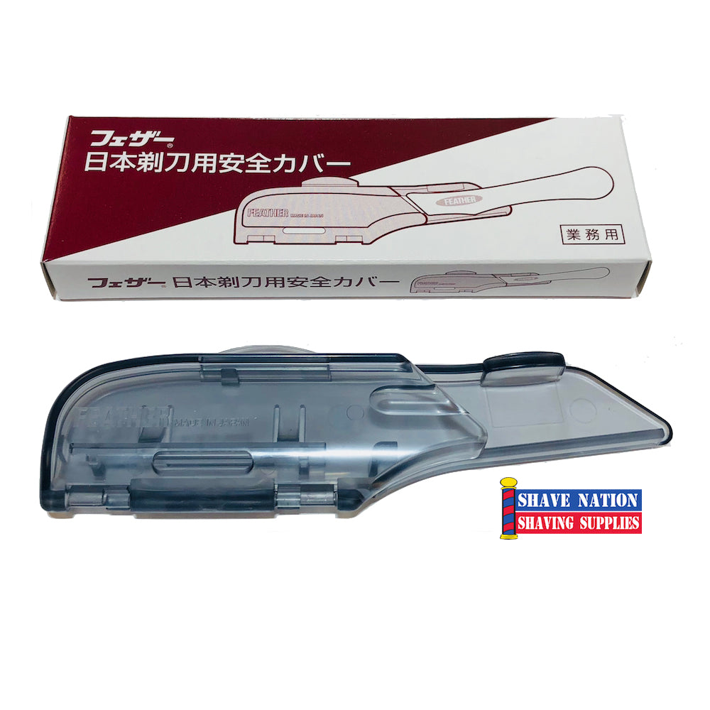 overbelastning Manøvre skyskraber Feather Blade Guard for DX Japanese Style Shavette Straight Razors | Shave  Nation Shaving Supplies®