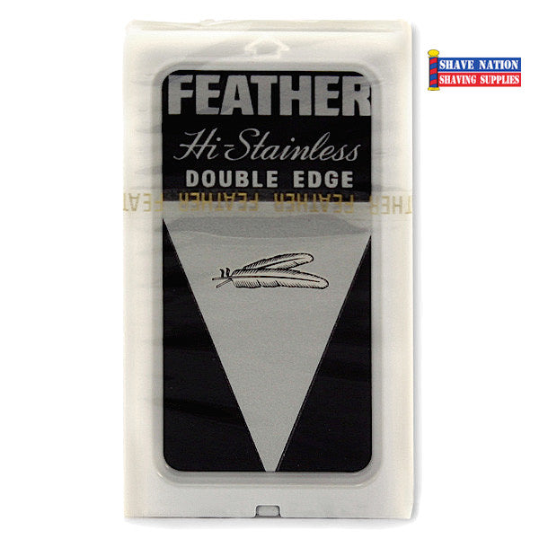 Feather Hi-Stainless DE Blades 5 Pk