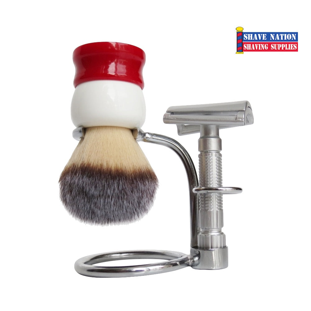 Fine Razor & Brush Stand for Classic or Stout Brush