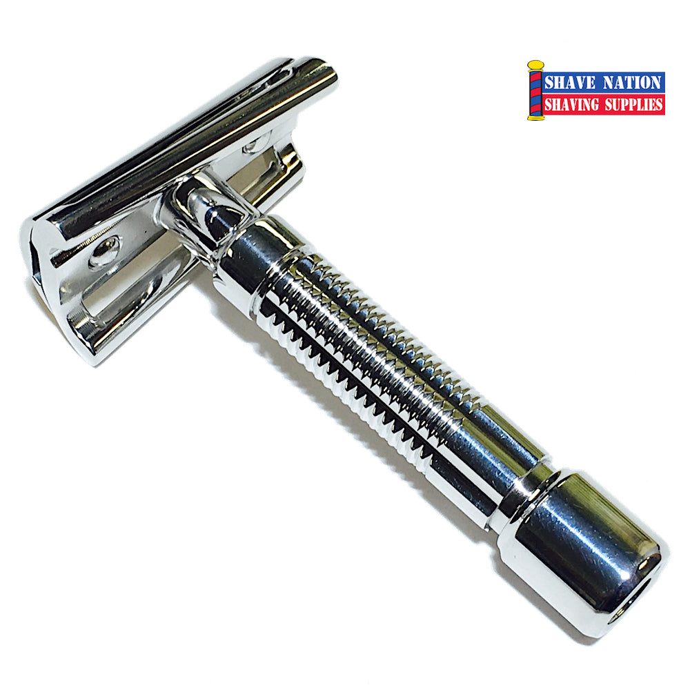 Fine Accoutrements Slant Bar Safety Razor with Astra Blades | Shave ...