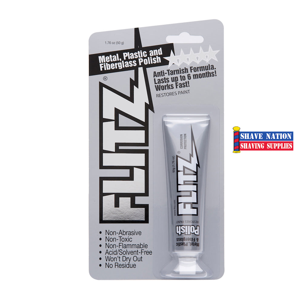 Flitz Metal Polish in Tube  Shave Nation Shaving Supplies®