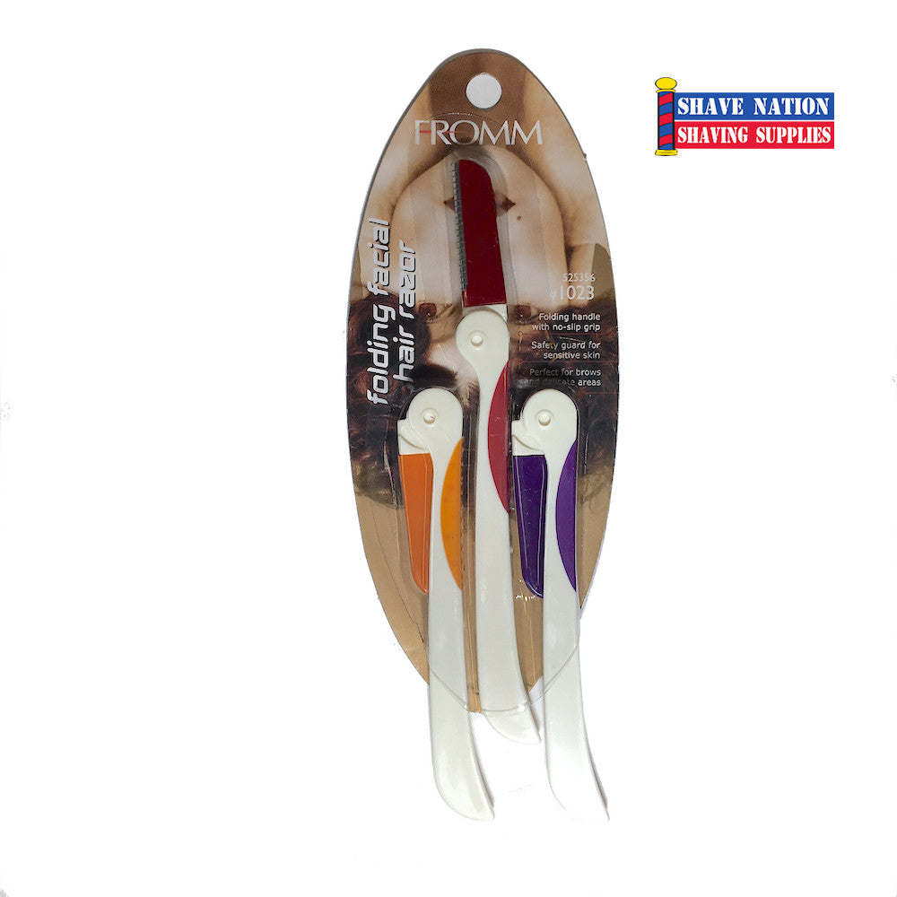 DISCONTINUED Fromm Folding Facial Hair Razor