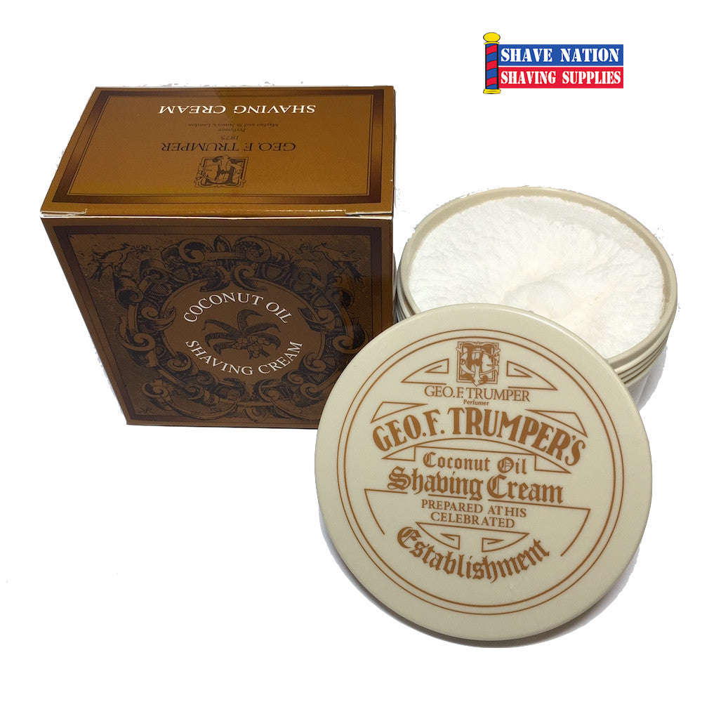 Geo F Trumper Shaving Cream Coconut Oil