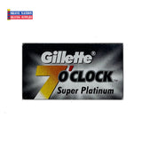 Gillette 7 O'Clock Super Platinum DE Blades 5Pk. Black