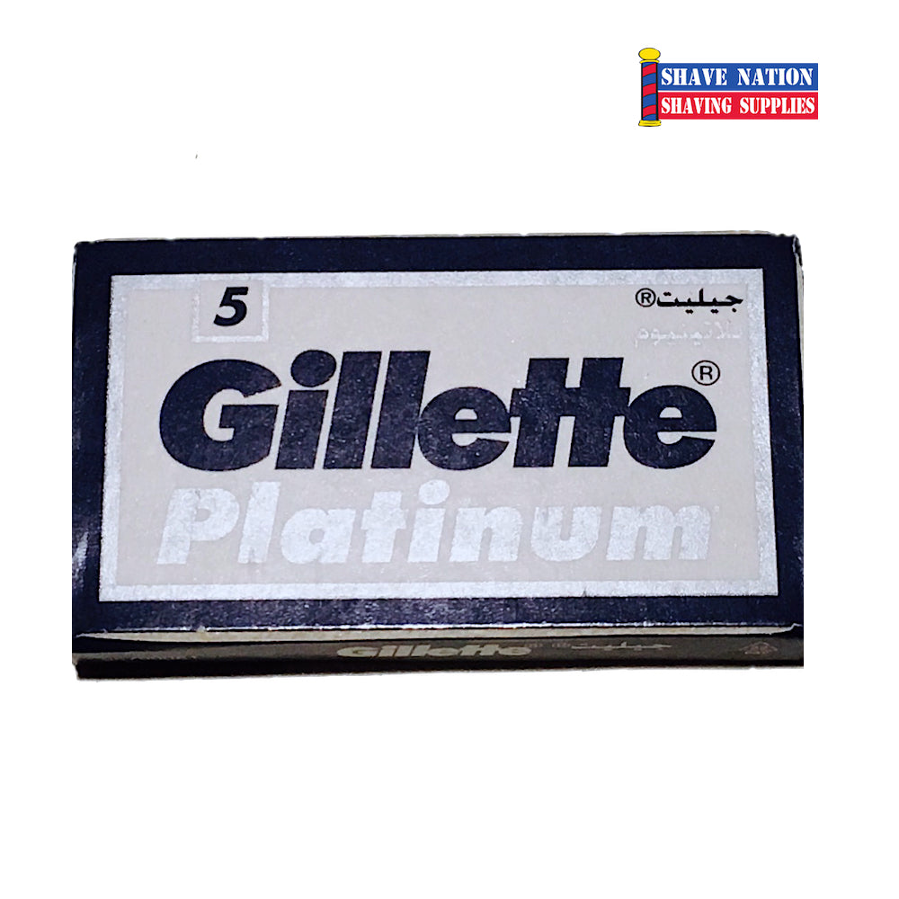 Gillette Platinum DE Blades 5Pk