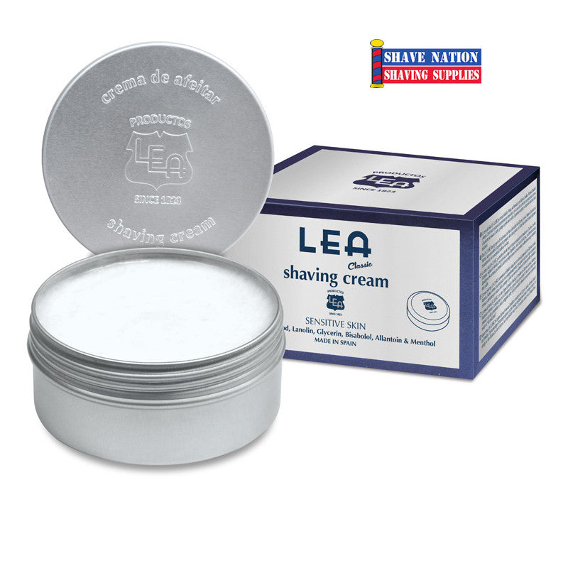 LEA Classic Shaving Cream in Jar from Spain