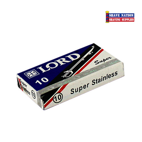 Lord Super Stainless DE Blades 10Pk.