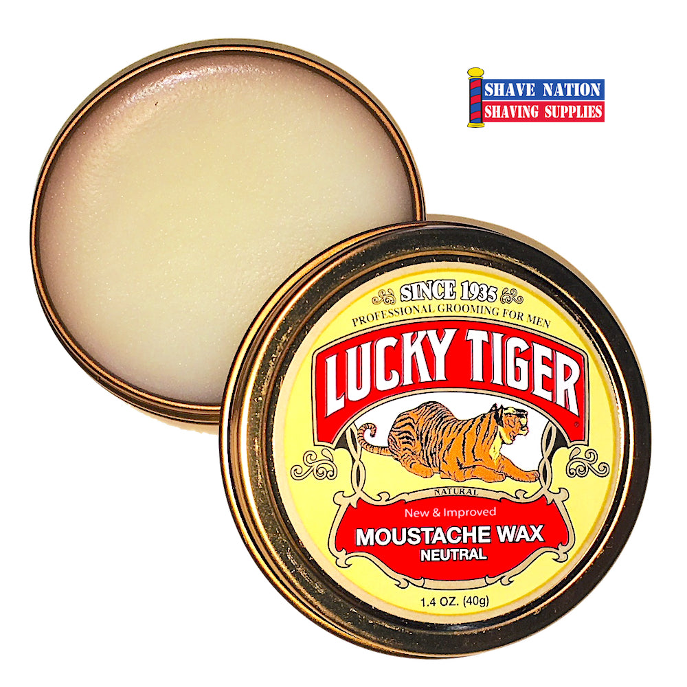 Lucky Tiger Mustache Wax Neutral