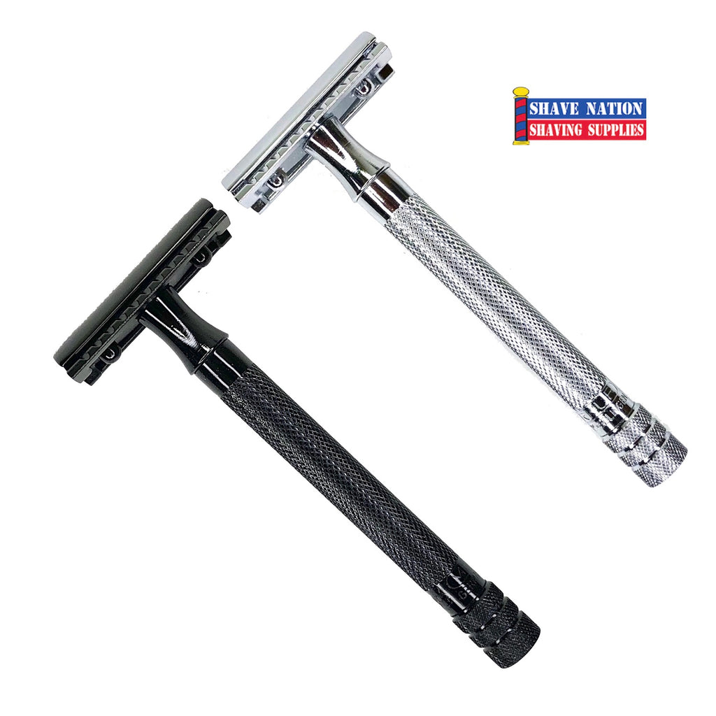 Merkur 23C Flat Bar Long Handle Safety Razor
