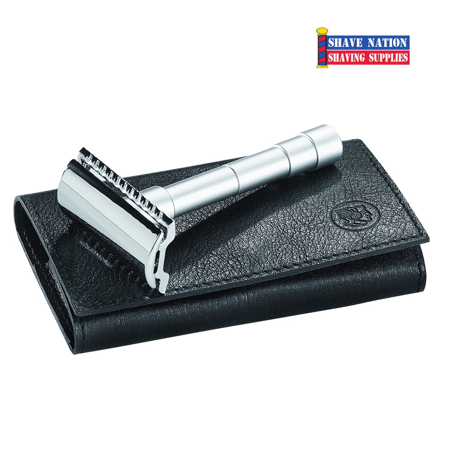 Merkur Razor Set Merkur 46C Satin Safety Razor Travel Set with Blades | Shave Nation ...