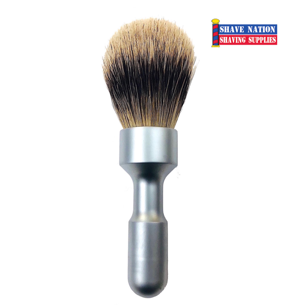 Merkur Futur Pure Badger Brush Satin Handle