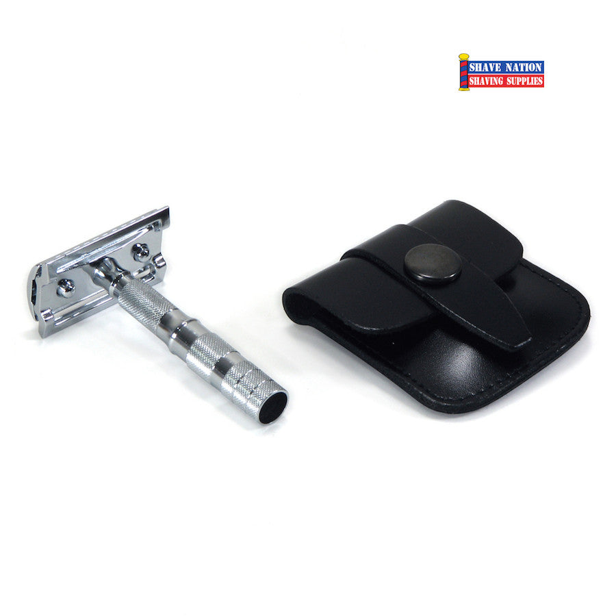 Merkur Travel Safety Razor Flat Bar