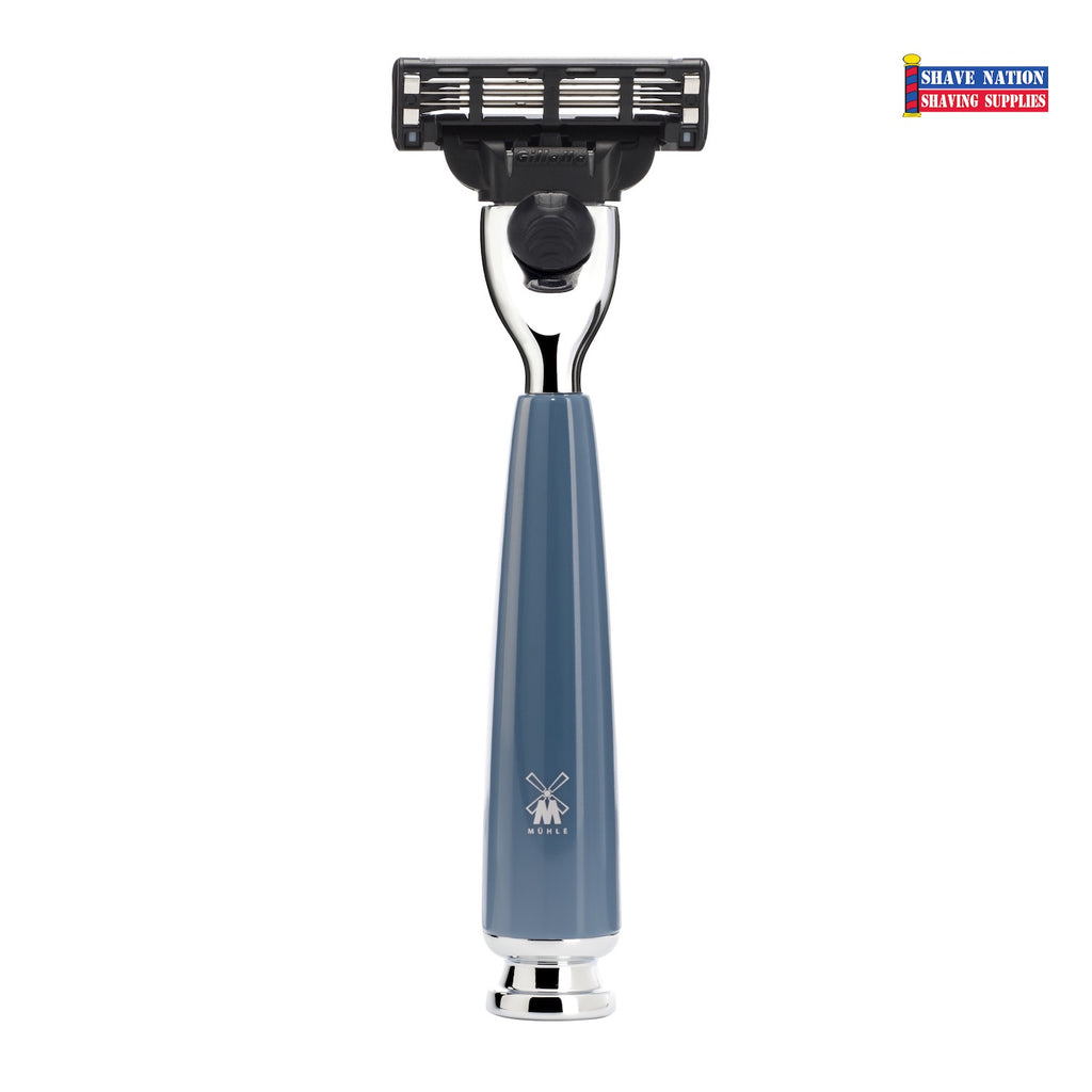 Muhle RYTMO Petrol Blue Mach3 Razor