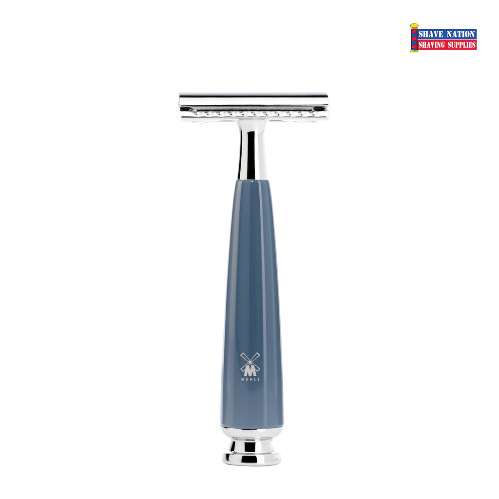 Muhle RYTMO Petrol Blue Closed Comb Safety Razor