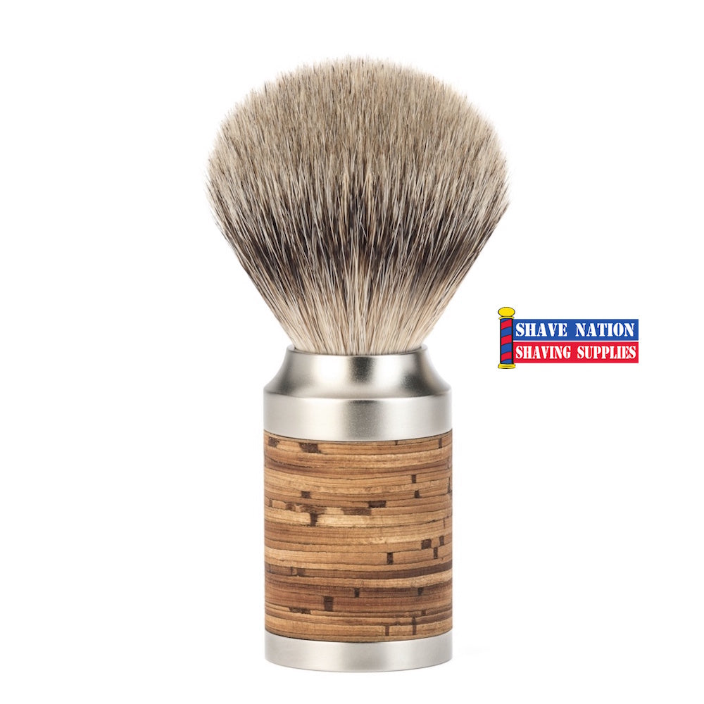 Muhle Rocca Birch Bark Silvertip Badger Shaving Brush