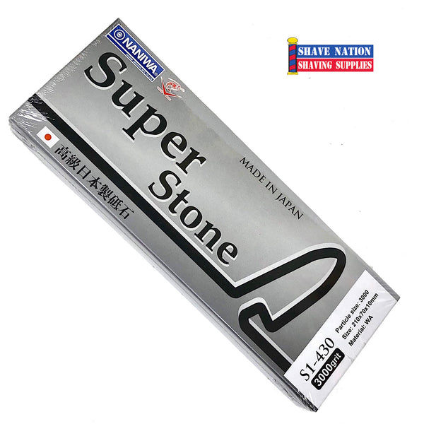 Naniwa 3000 Grit Super Stone S1-430 | Shave Nation Shaving Supplies®