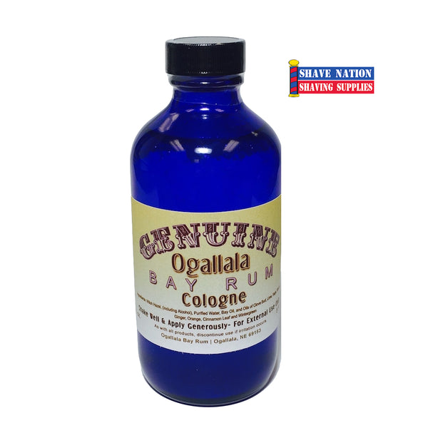 Ogallala Bay Rum Cologne 8oz Shave Nation Shaving Supplies®