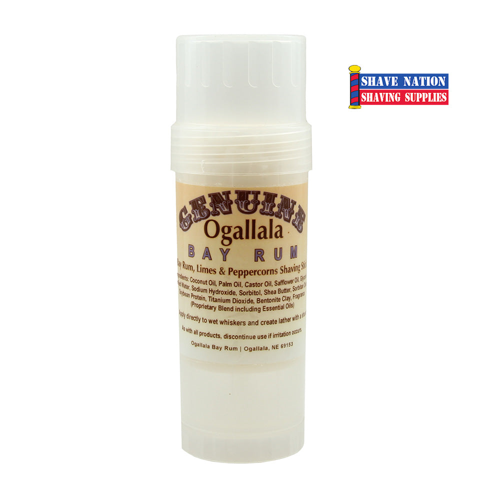Ogallala Bay Rum Limes & Peppercorns Shaving Stick