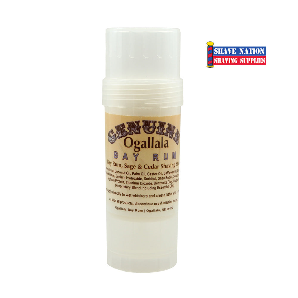 Ogallala Bay Rum Sage & Cedar Shaving Stick