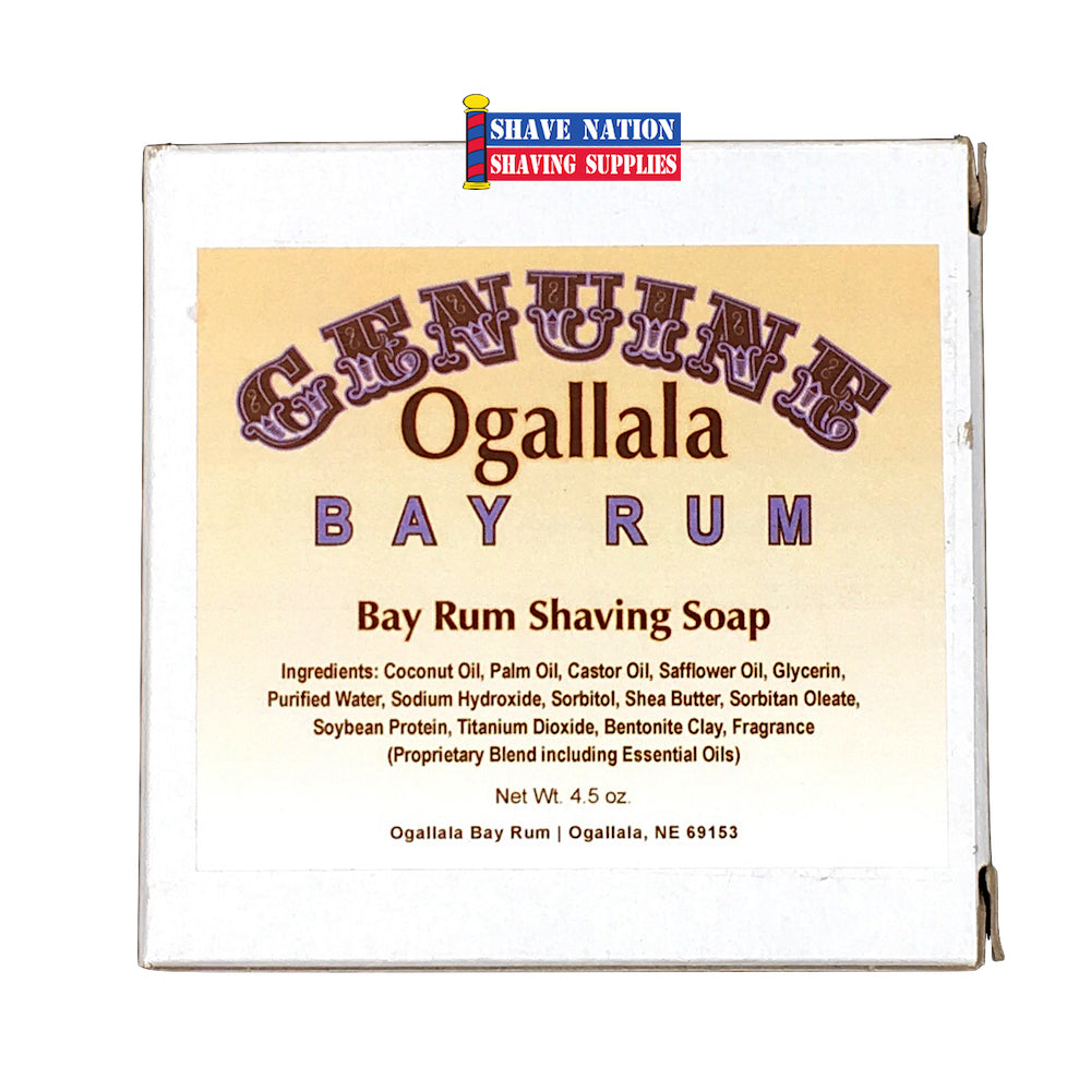 Ogallala Bay Rum Shaving Soap