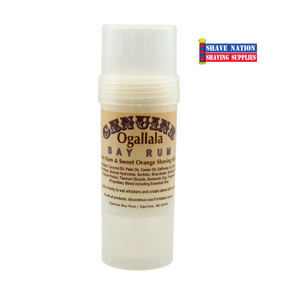 Ogallala Bay Rum & Sweet Orange Shaving Stick