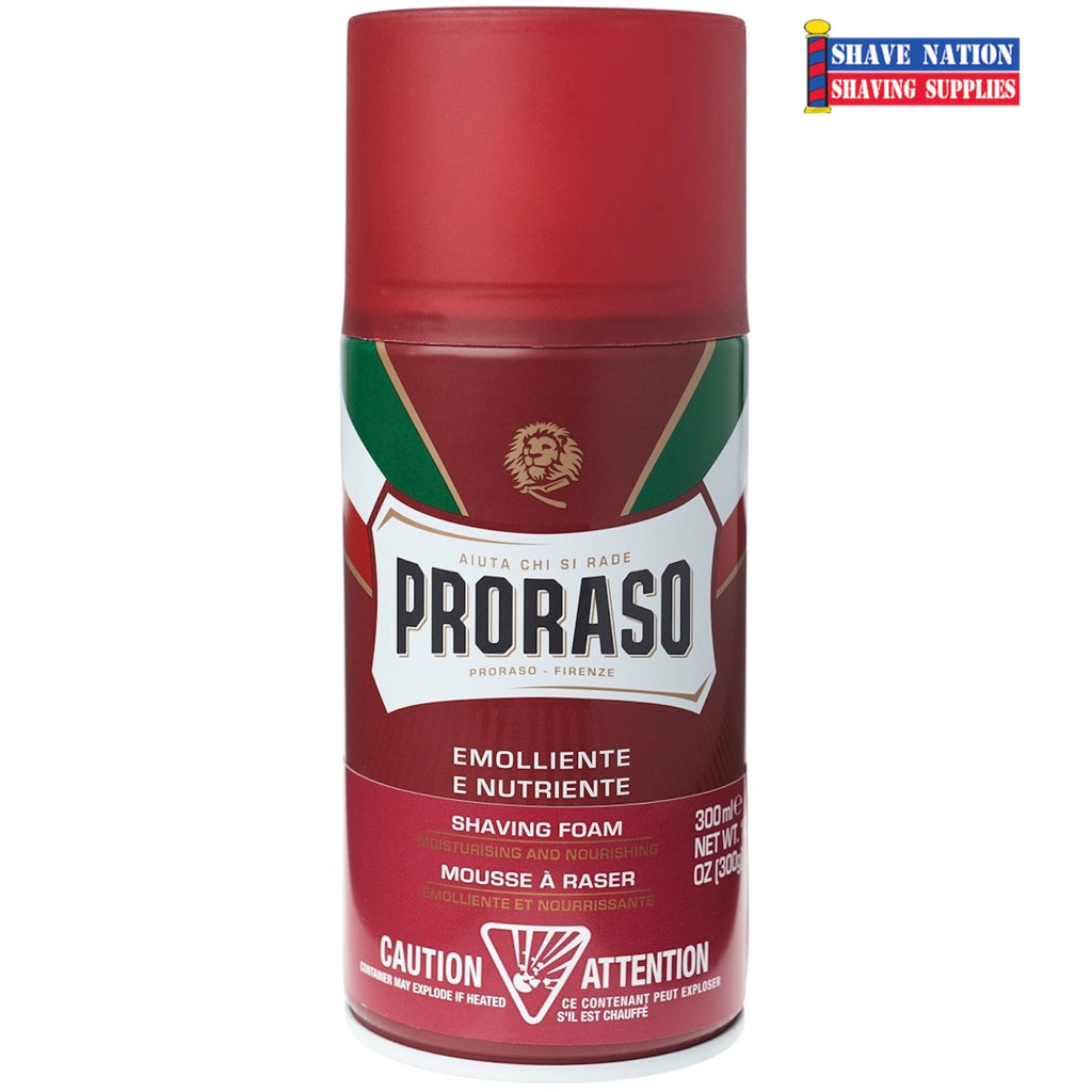 Proraso Shaving Cream Foam Nourishing-Red