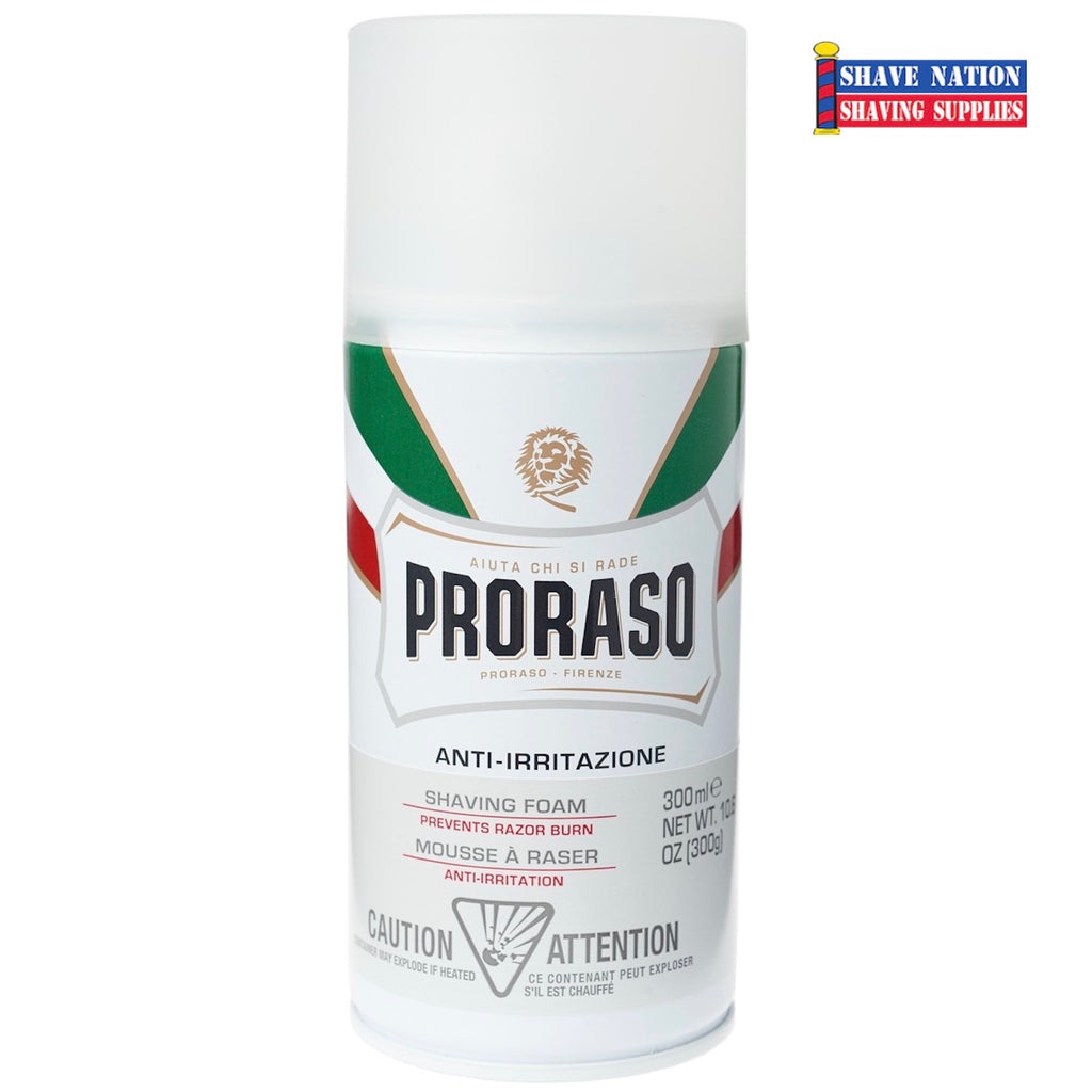 Proraso Shaving Cream Foam Sensitive Skin-White