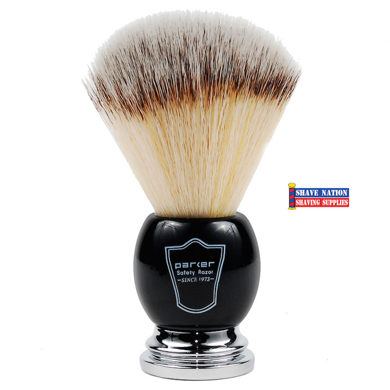 Parker Synthetic Brush Black & Chrome