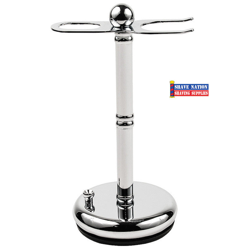 Parker Straight Razor & Brush Stand-Deluxe Chrome