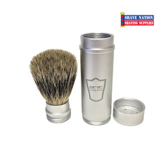 Parker Pure Badger Silver Travel Brush