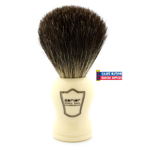 Parker Black Badger Brush Ivory