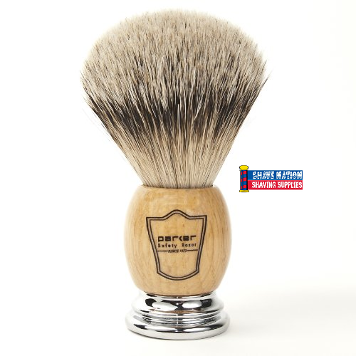 Parker Silvertip Brush Olivewood